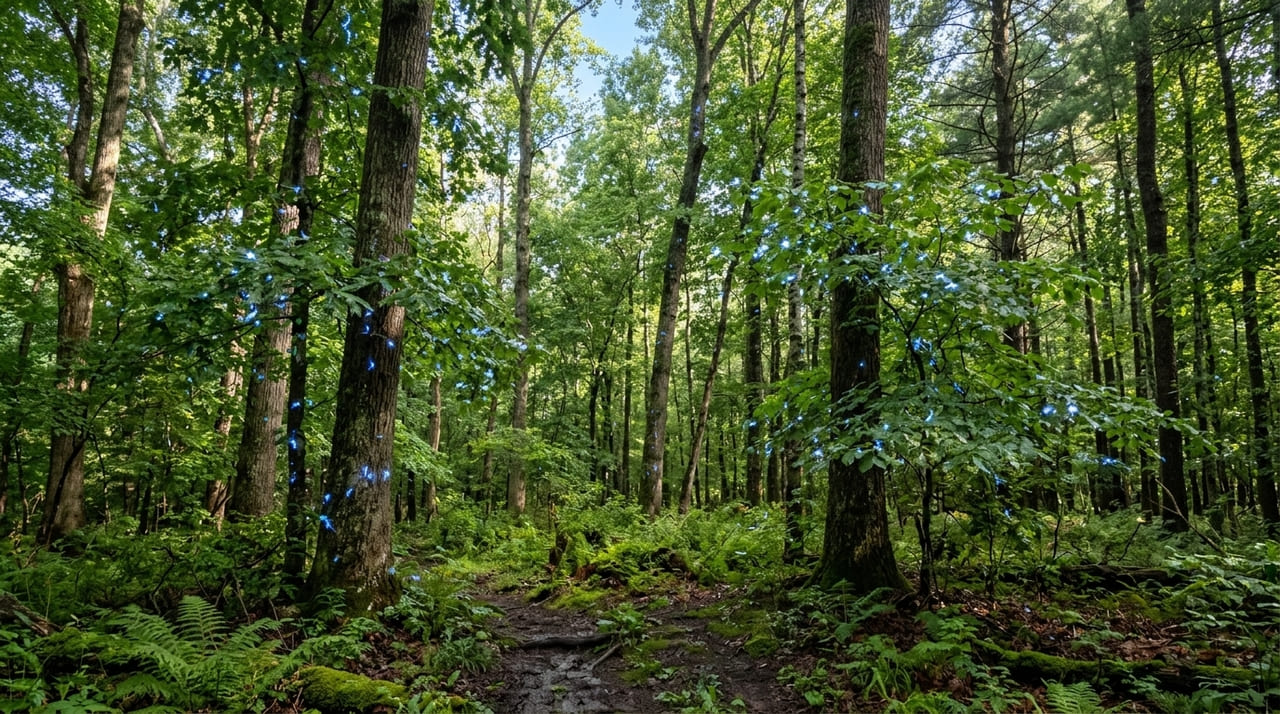 O fenômeno das descargas corona em florestas revela impactos térmicos invisíveis que desafiam a preservação ambiental.