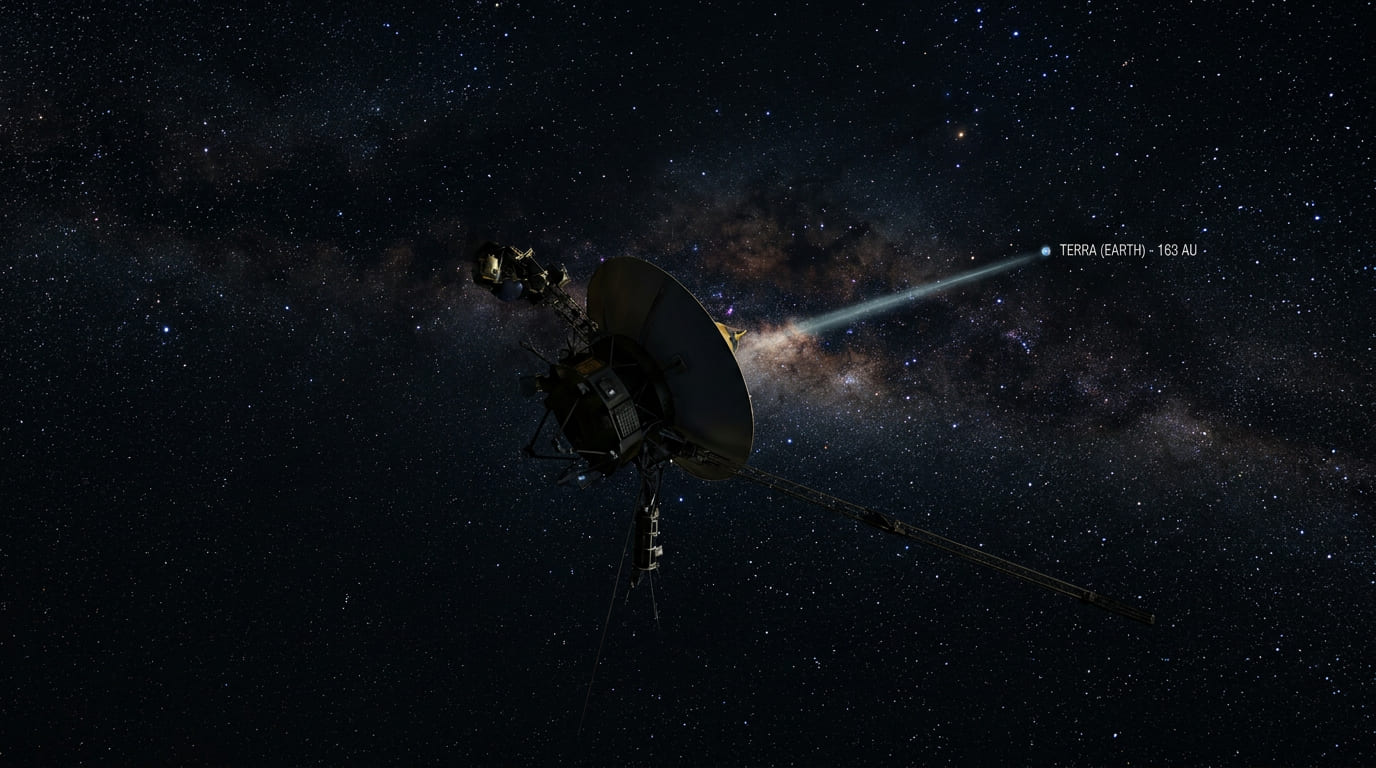 Entusiastas e rádio-astrónomos utilizam antenas de alta sensibilidade para captar sinais da Voyager 1 a bilhões de quilômetros da Terra.