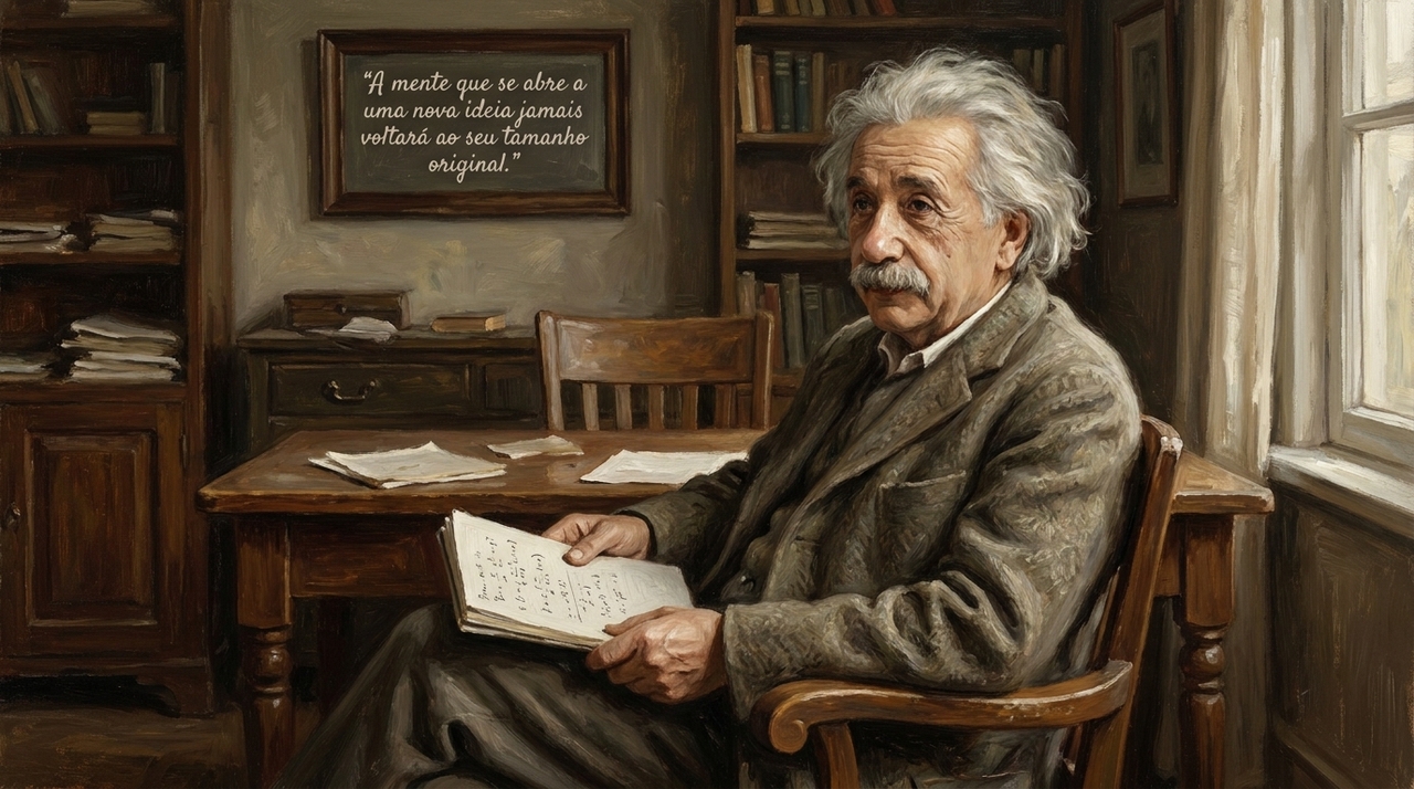 O contato com novas perspectivas transforma a percepção humana de maneira definitiva e permanente.