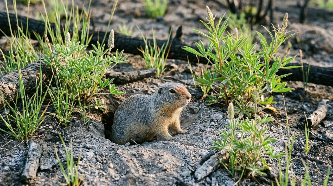 A introdução estratégica de roedores acelerou a recuperação do solo vulcânico ao misturar cinzas estéreis com nutrientes e fungos essenciais.