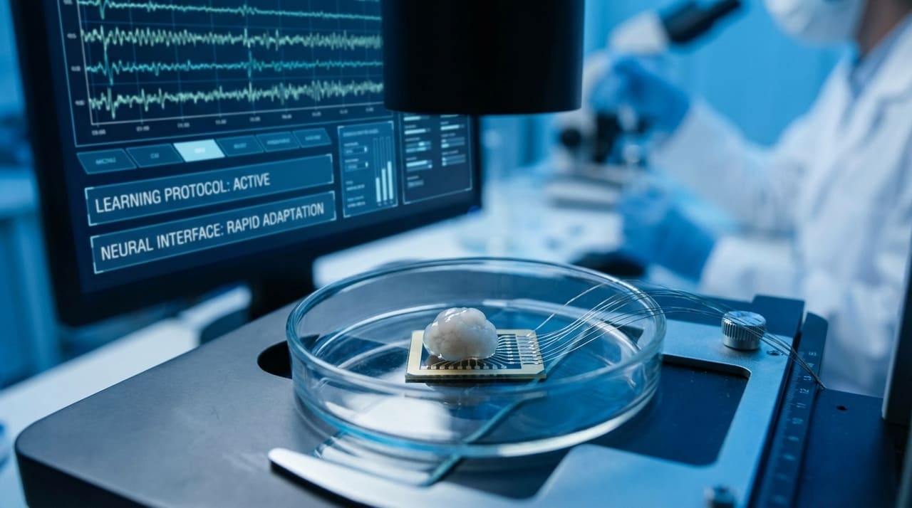 O experimento DishBrain comprova a capacidade de células neuronais cultivadas em laboratório de aprender e interagir com ambientes digitais complexos.