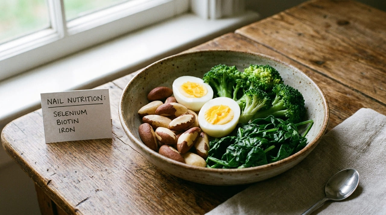 O consumo regular de castanhas fornece o selénio e a biotina necessários para evitar quebras e fortalecer a queratina.