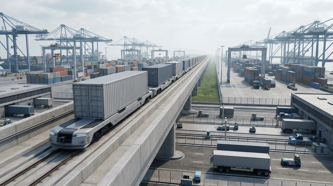 A modernização ferroviária no sul do México oferece uma rota terrestre eficiente e imune às variações climáticas que afetam o tráfego marítimo.