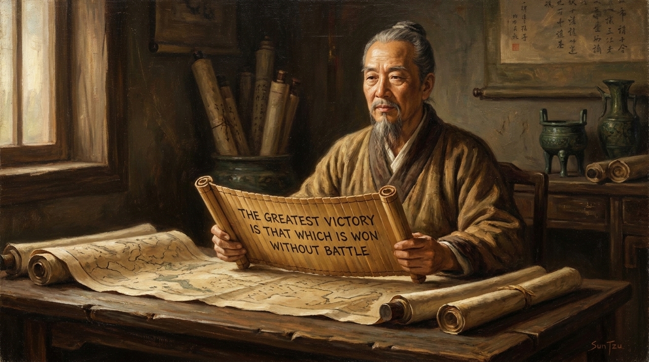 O sucesso mais elevado advém da capacidade de dominar circunstâncias através da sabedoria e do planejamento prévio.