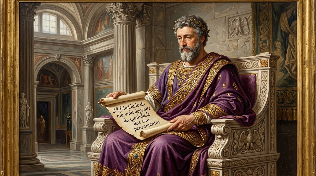 O controle sobre as percepções internas define o nível de felicidade que cultivamos em nossa jornada.