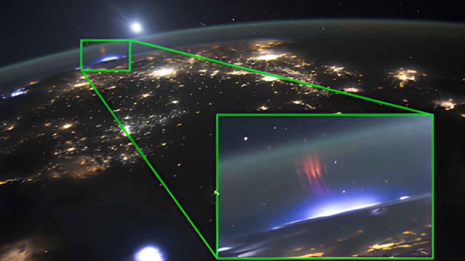 Novas imagens compartilhadas da órbita destacam esses estranhos e rápidos espetáculos de luz, conhecidos como eventos luminosos transitórios, abreviados para TLEs.