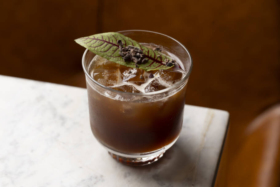 O drinque Kimono, uma das opções da Casa Hario 