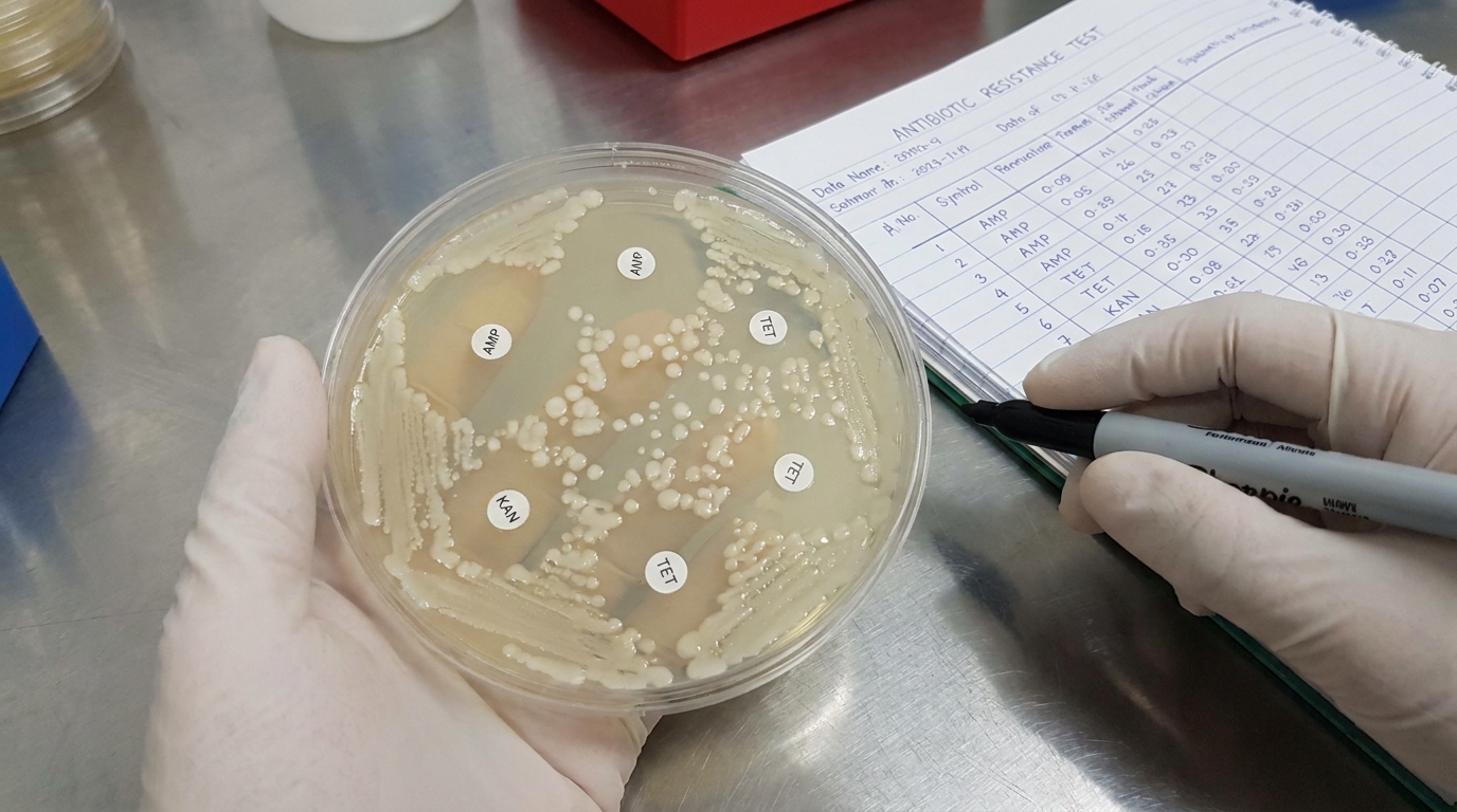 Bactérias preservadas no gelo milenar revelam mecanismos de defesa desenvolvidos naturalmente muito antes dos antibióticos modernos.