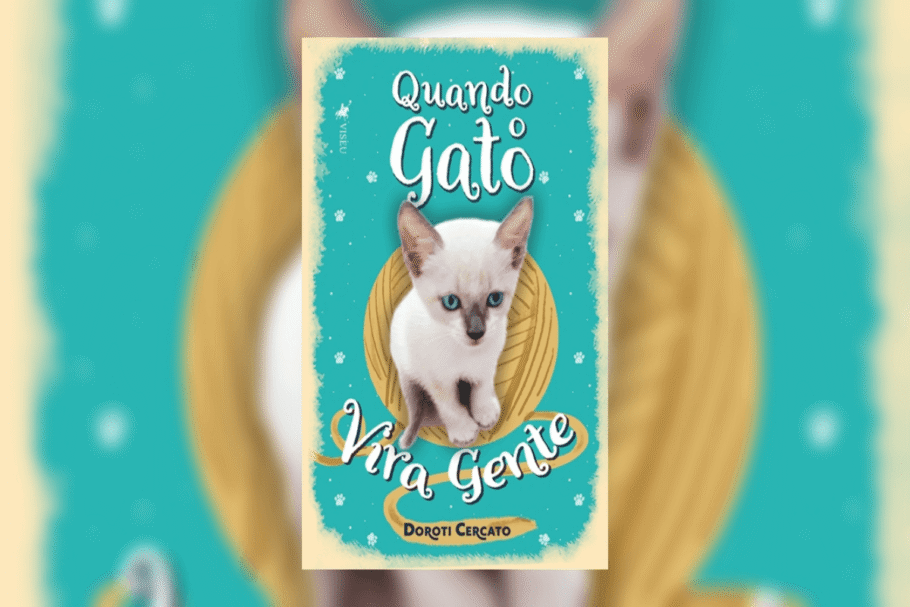 Em “Quando o gato vira gente”, a convivência com um gato transforma a forma de enxergar afeto e solidão (Imagem: Reprodução digital | Viseu)