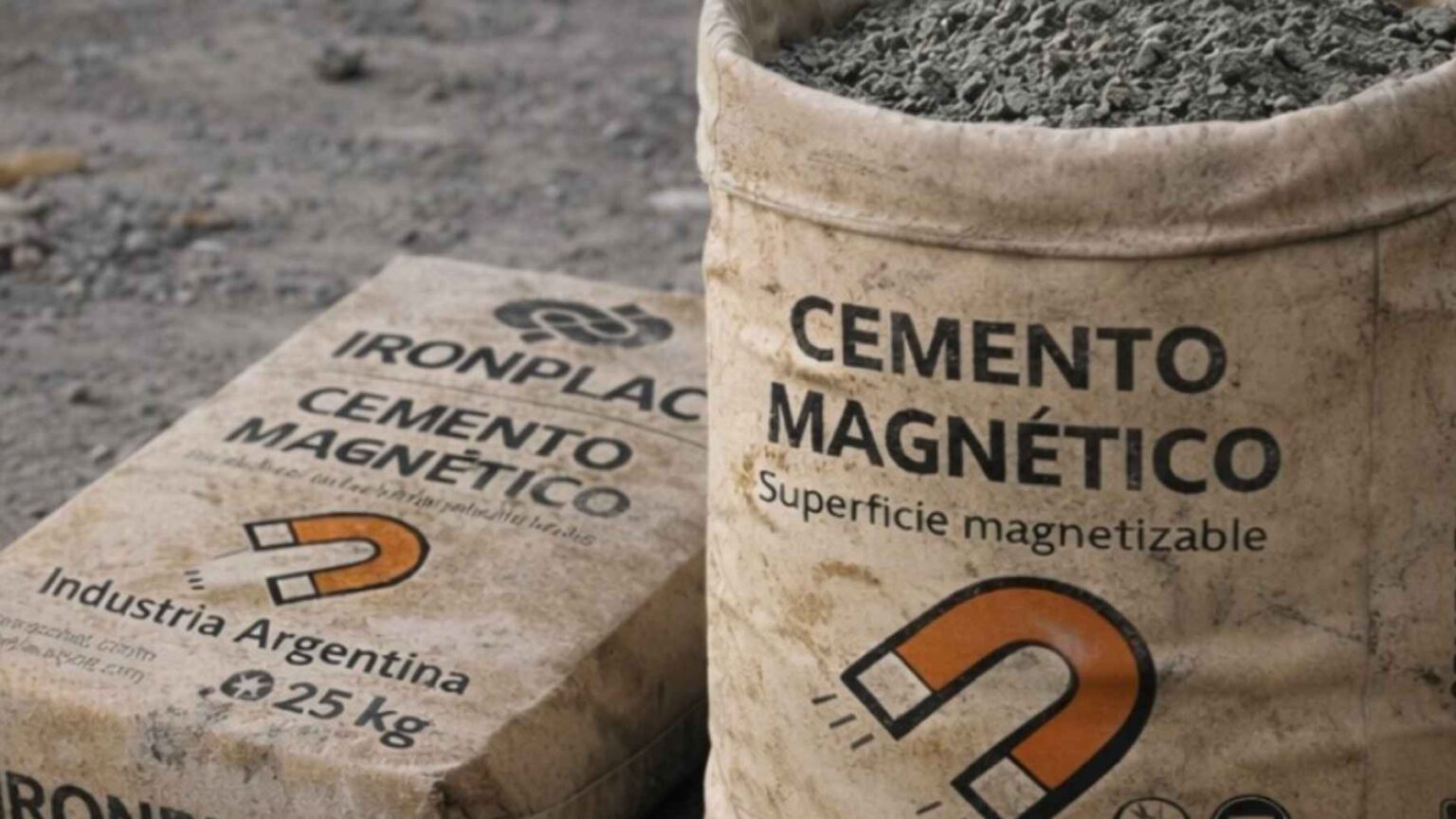 O inventor argentino Marco Agustín Secchi, 29 anos, desenvolveu o Ironplac, um material de construção magnetizável projetado para permitir que paredes sustentem objetos com dorso magnético sem pregos ou parafusos.