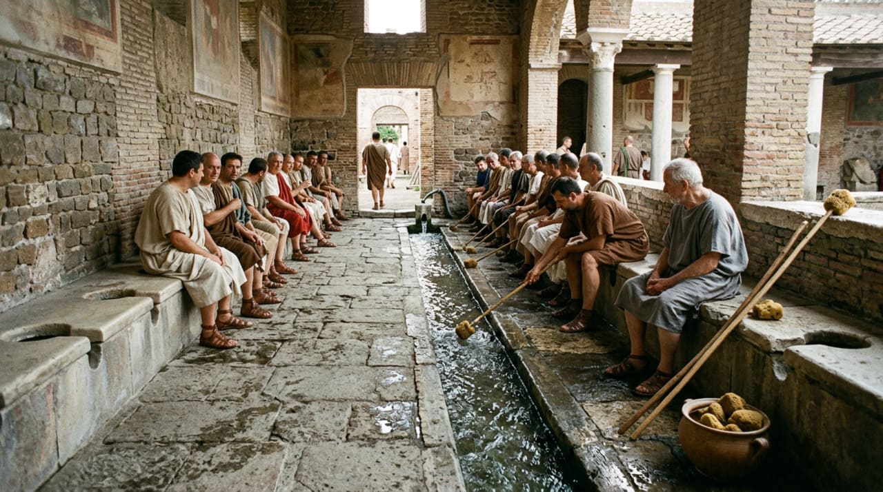 O que as pessoas de antigamente usavam no lugar do papel higiênico