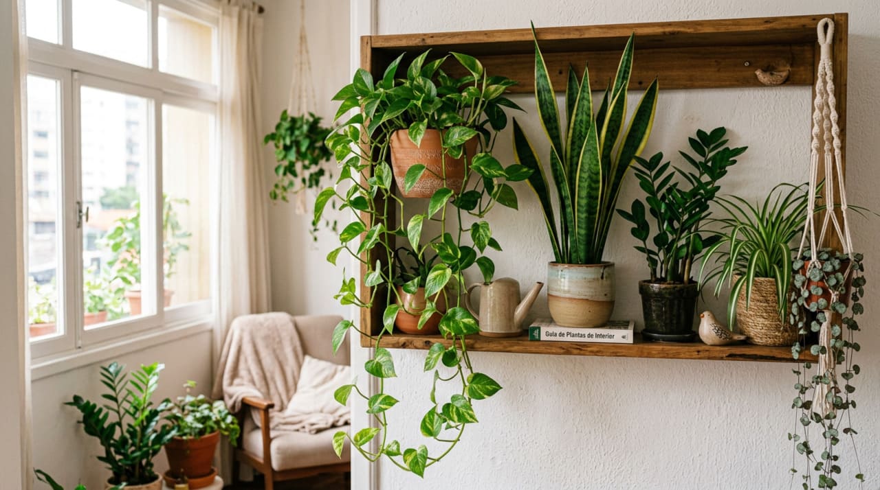 A Dracaena marginata tem a aparência de uma pequena palmeira exótica, com troncos finos e folhas longas e estreitas em tons de verde com bordas avermelhadas ou roxas.