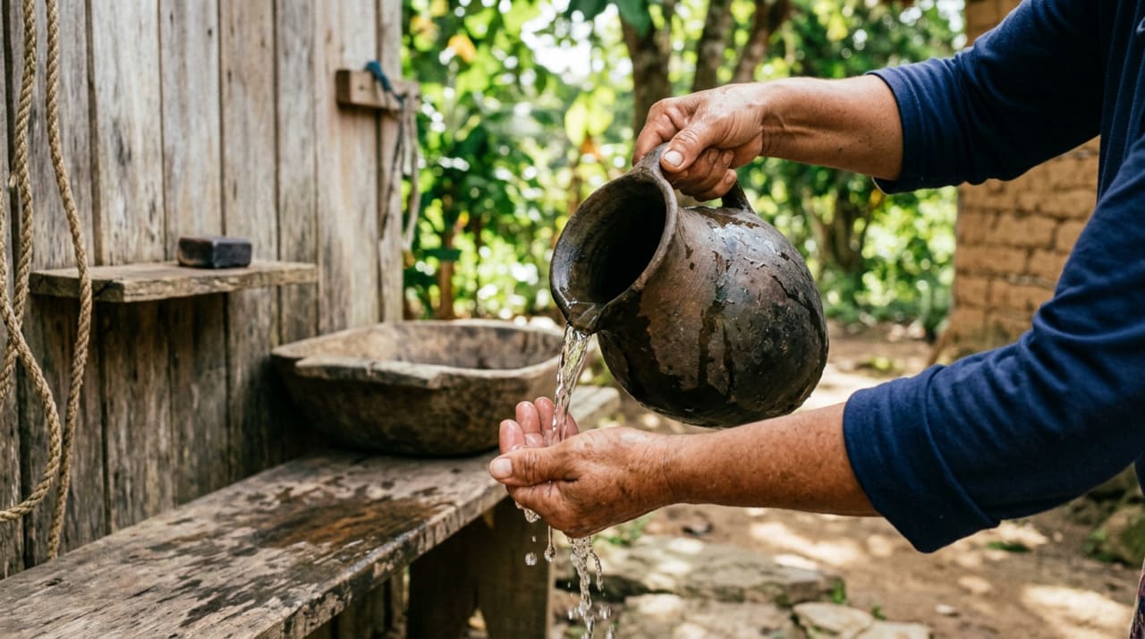 O detalhe que mais surpreende pelo padrão contemporâneo é que o tersorium era de uso coletivo
