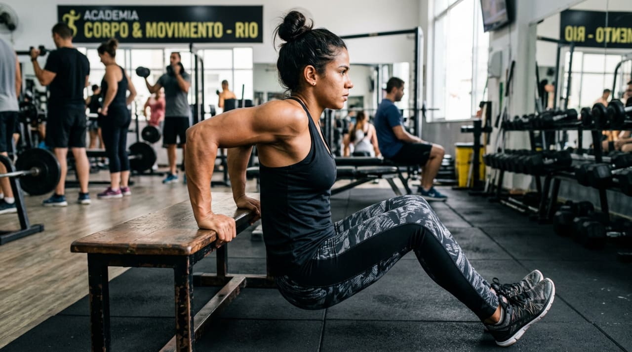 O Pilates trabalha os braços de forma auxiliar dentro de movimentos globais voltados para o core, a postura e a mobilidade articular