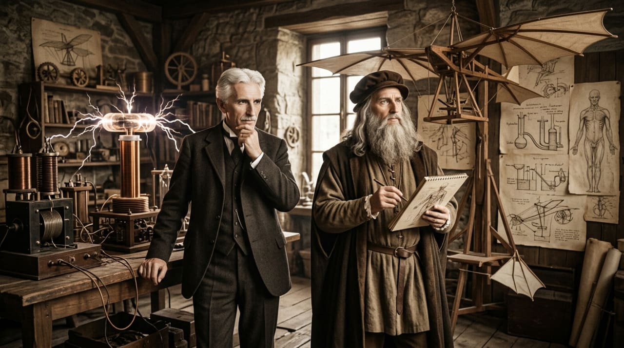 Leonardo da Vinci nasceu em 1452 na Toscana italiana e passou a vida inteira recusando qualquer fronteira entre as áreas do conhecimento humano