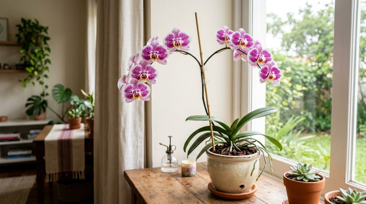 O erro mais comum no cultivo da orquídea é regar com frequência excessiva.