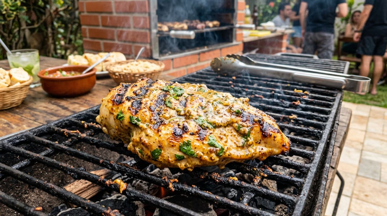 O sal e o limão são temperos excelentes para sabor, mas suas ações sobre a proteína do frango grelhado têm limitações importantes.