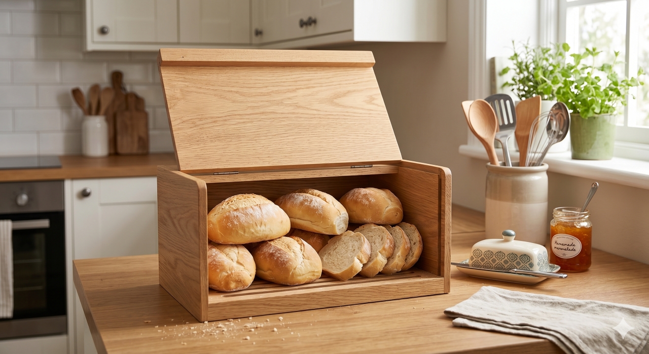 O uso de porta-pães ajuda a conservar o alimento fresco por mais dias