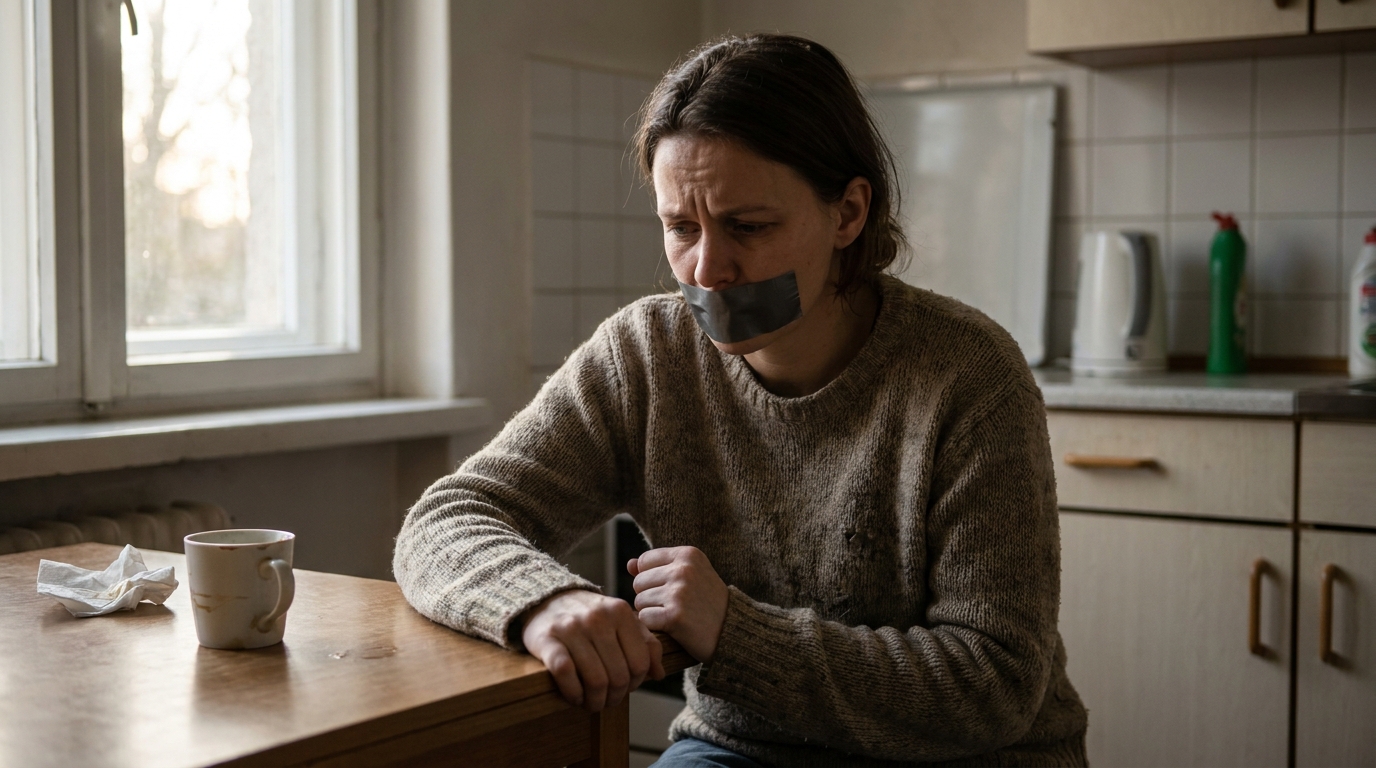 O silêncio diante de conflitos pode ser um mecanismo de defesa enraizado em experiências da infância.