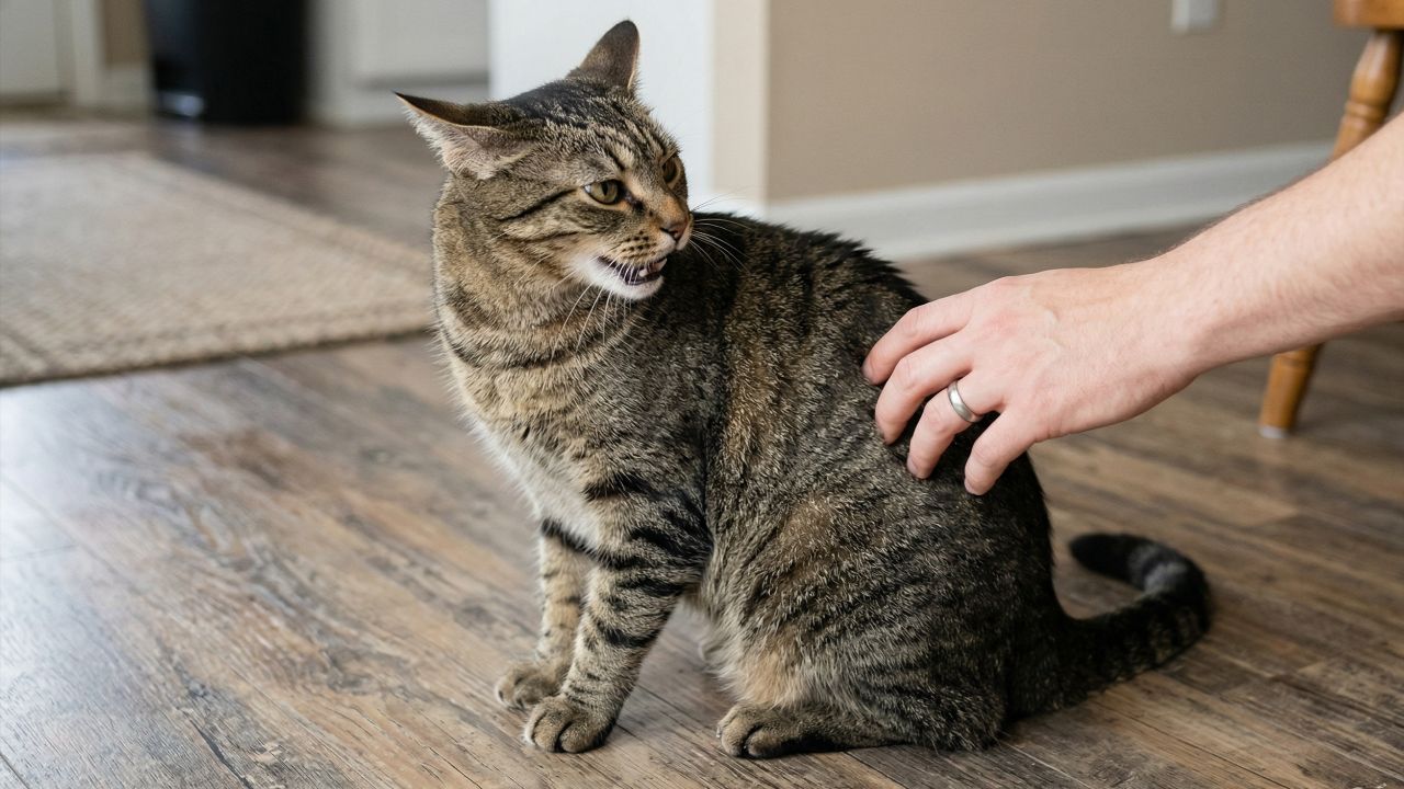 Respeitar onde o gato gosta de ser tocado evita mordidas.