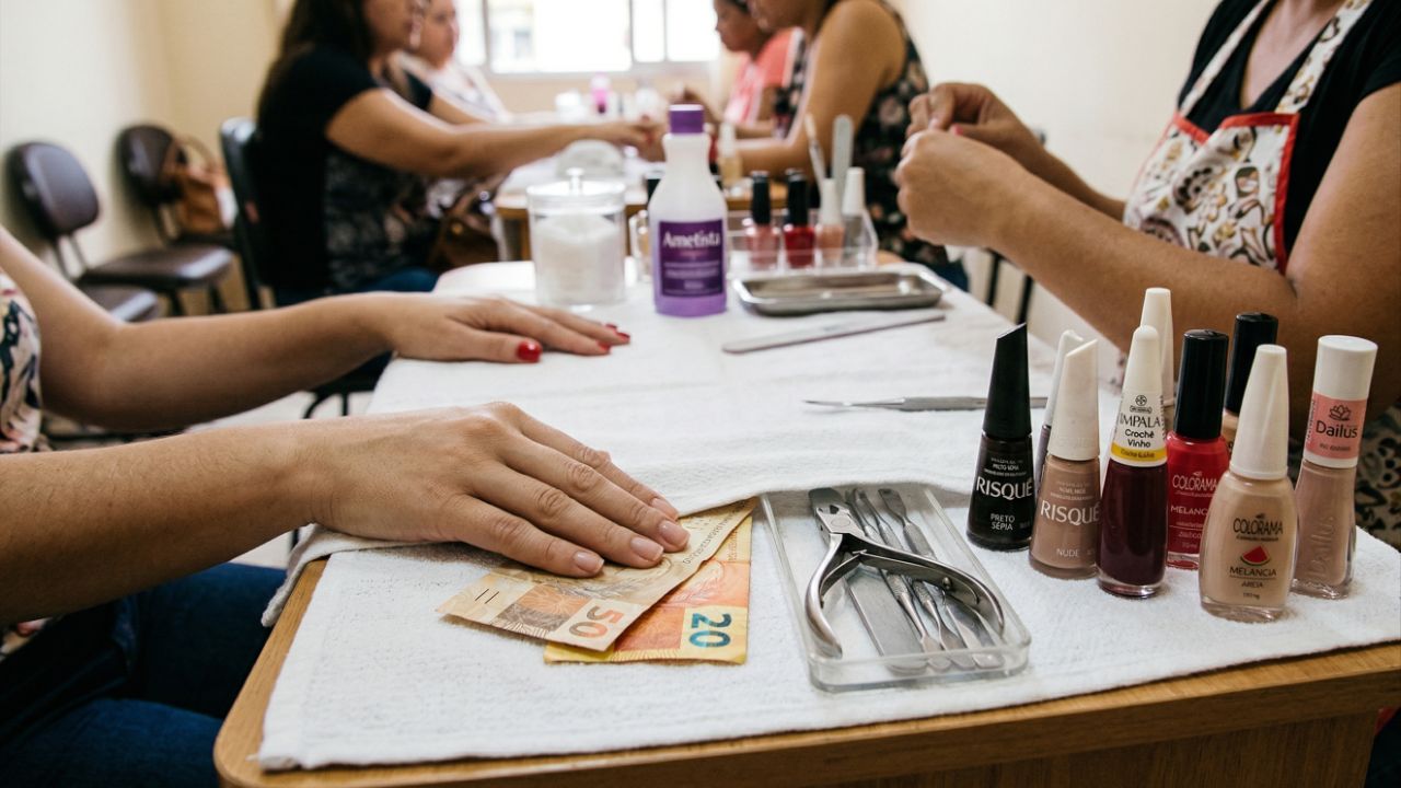 Satisfação e tecnologia definem a gorjeta no salão.
