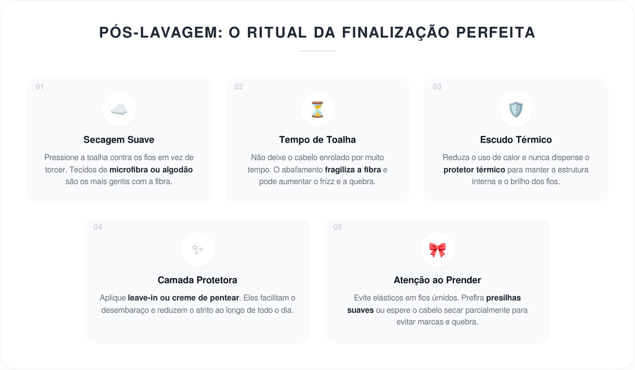 Assim danificamos os fios durante o banho: 3 erros comuns que cometemos dia após dia