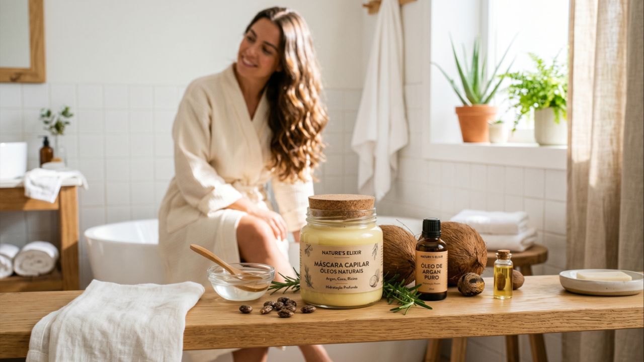 Use ativos específicos para o seu tipo de cabelo em máscaras noturnas.