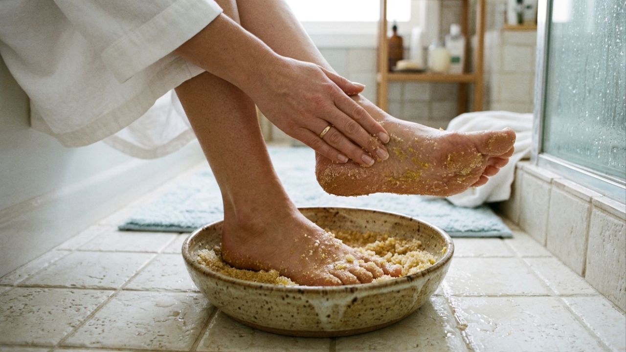 A esfoliação com limão amacia os pés, mas exige cuidado com o sol.