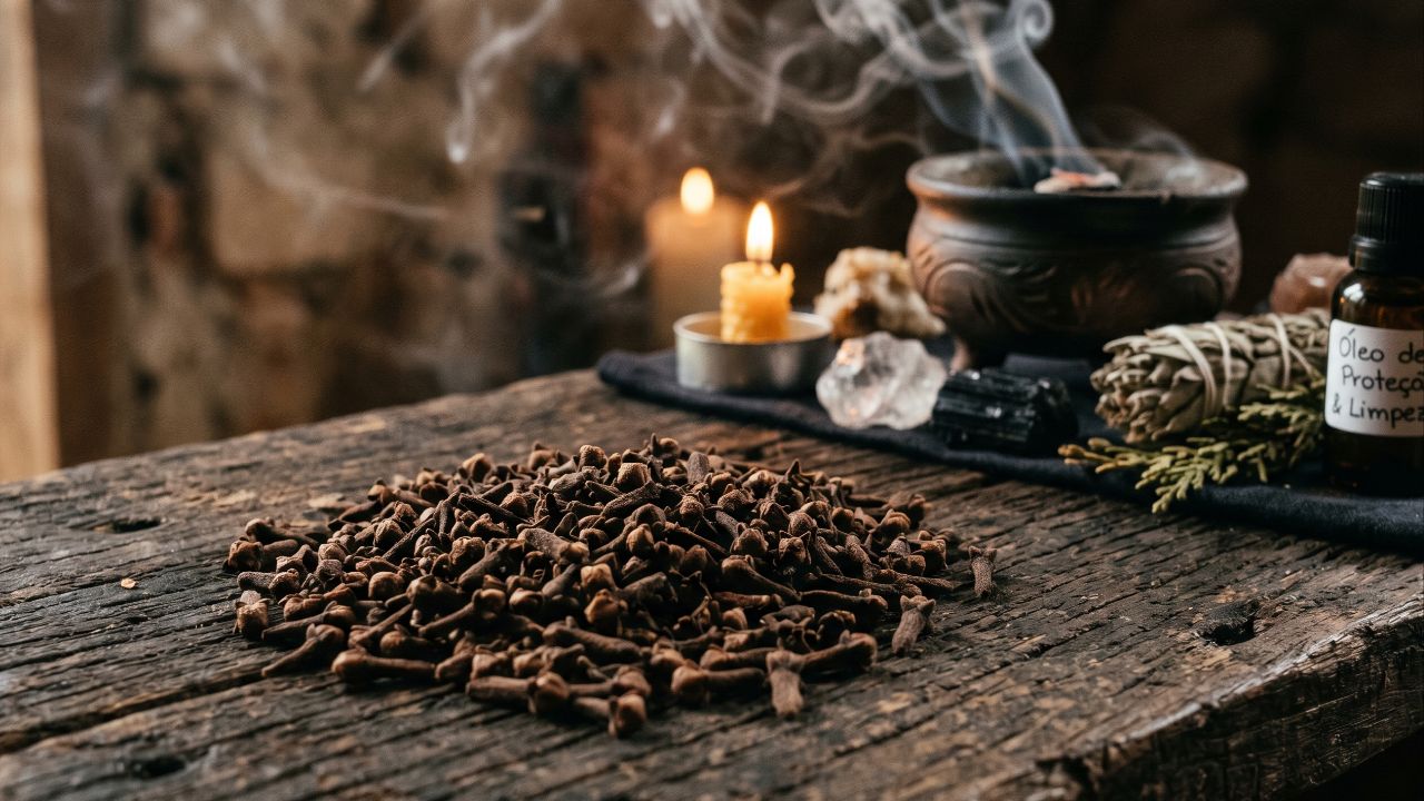 O cravo-da-Índia é símbolo de proteção, prosperidade e limpeza espiritual.
