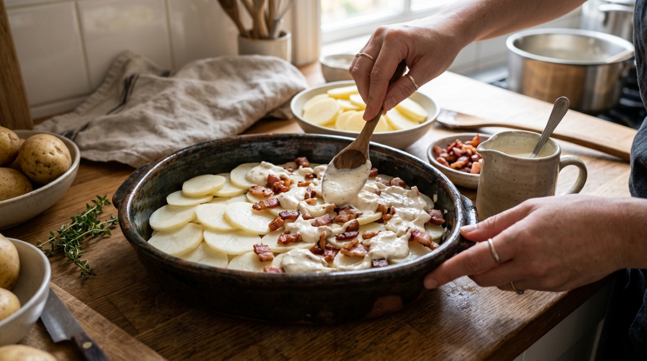 Montagem em camadas garante sabor intenso no preparo