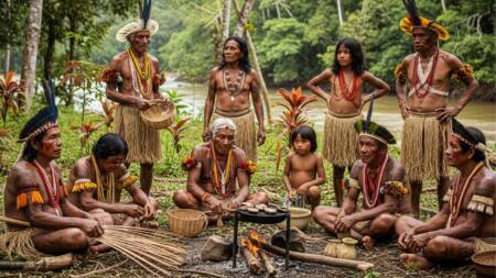 O contato inicial entre portugueses e indígenas foi pacífico, mas logo se transformou em uma relação de exploração e dominação