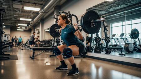 A flacidez nas pernas pode ser combatida com exercícios de resistência, como agachamentos e levantamento de pernas