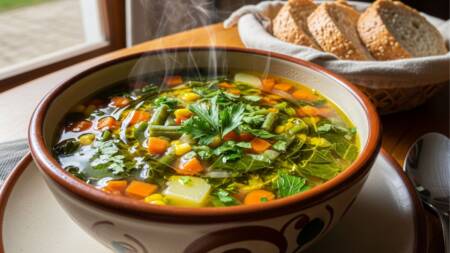 A sopa da longevidade é rica em nutrientes naturais