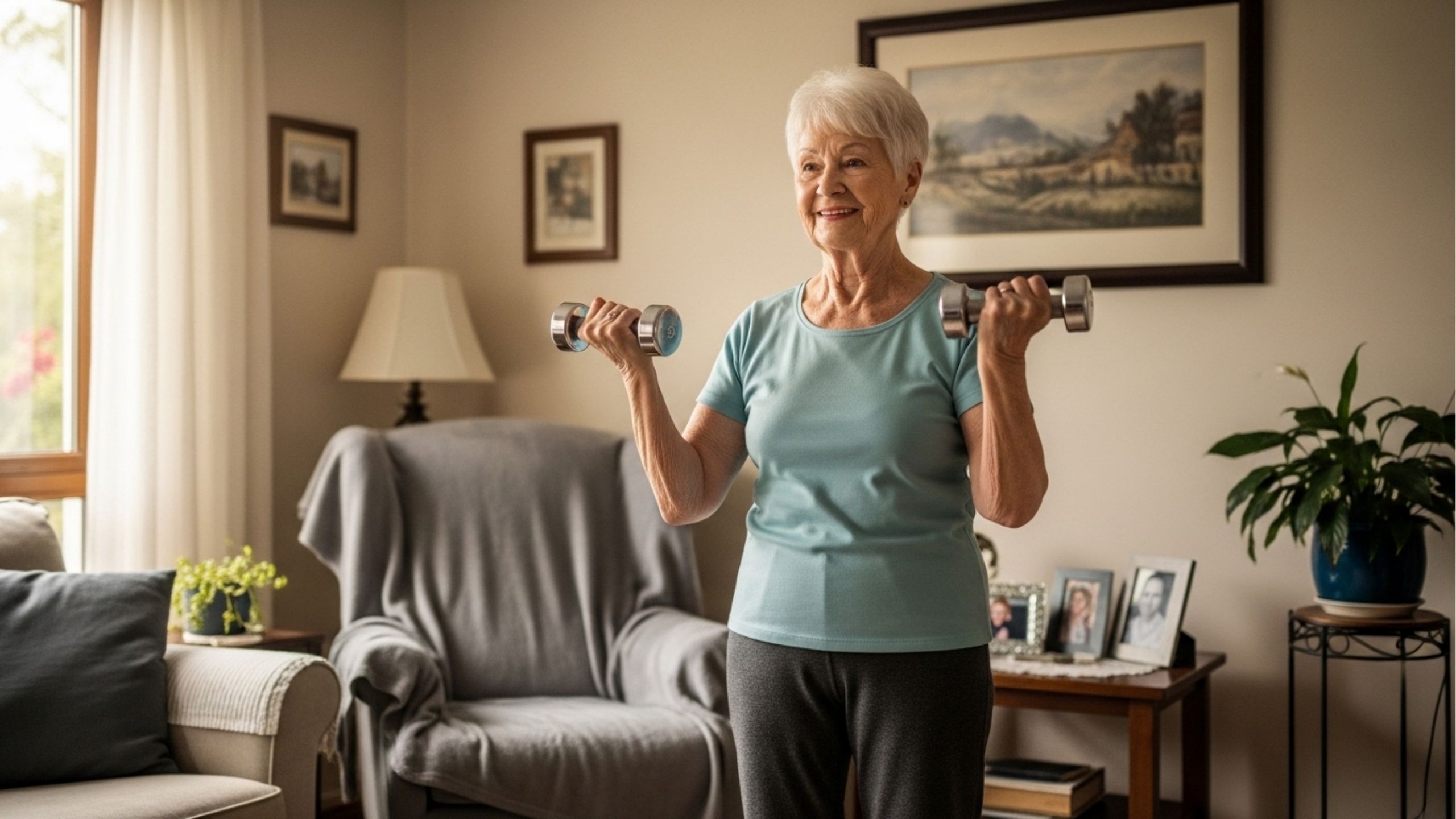 “Tenho 98 anos e faço exercício quatro vezes por semana”, estes exercícios ajudam-me a manter-me forte e ágil