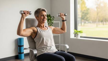 Movimentos simples ajudam a tonificar os braços