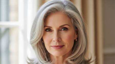 O cabelo branco representa autenticidade e estilo