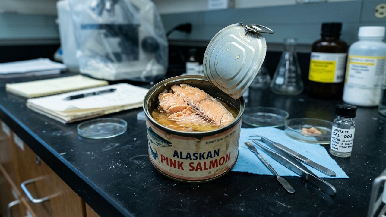 Parasitas preservados em conservas de peixe revelam mudanças históricas na teia alimentar marinha.