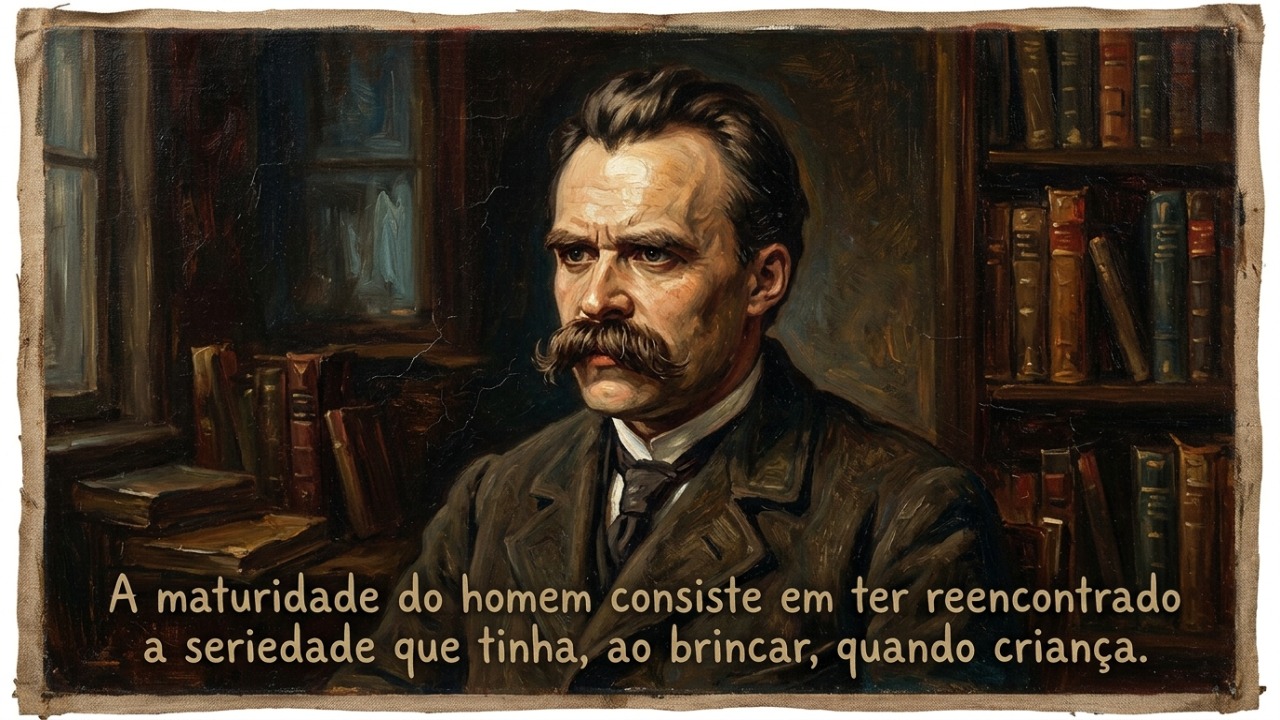Envelhecer é aprender a reencontrar a dedicação lúdica da infância.