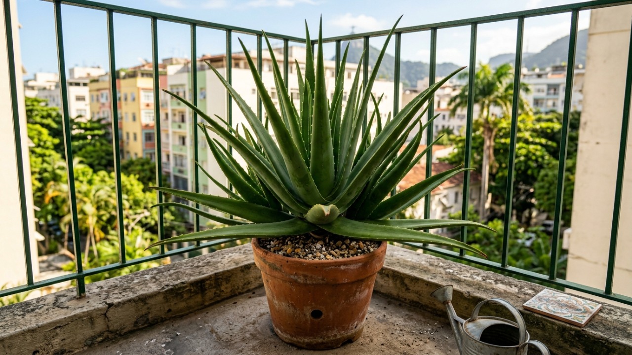 A preservação das folhas basais inferiores é o verdadeiro segredo para garantir a longevidade e o desenvolvimento saudável da babosa.
