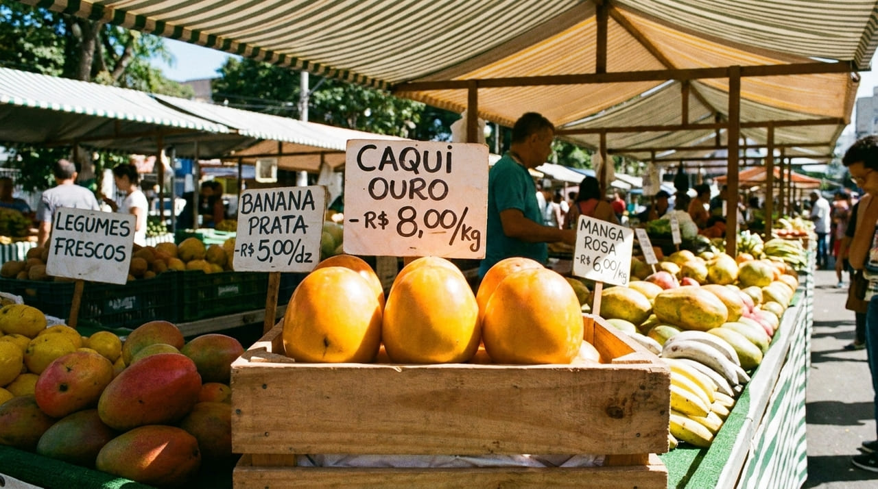 Encontrar o caqui no período ideal de safra garante um alimento nutritivo com cor e doçura que lembram o mel puro.