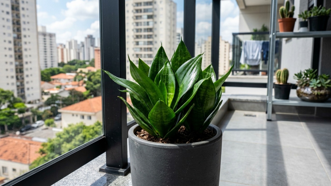 A planta que virou moda na varanda porque além das folhas não atraírem mosquito, aguenta o calor intenso e não entope a calha