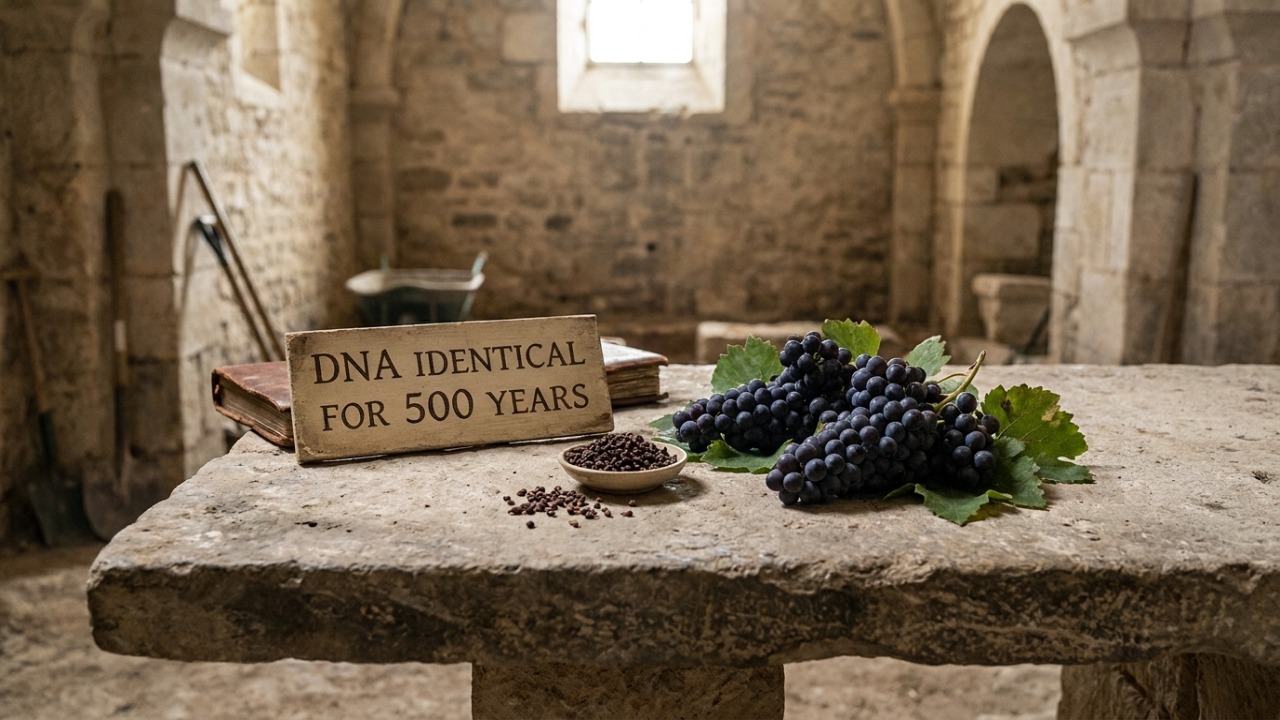 Semente de uva encontrada em hospital francês comprova a linhagem histórica da variedade Pinot Noir.