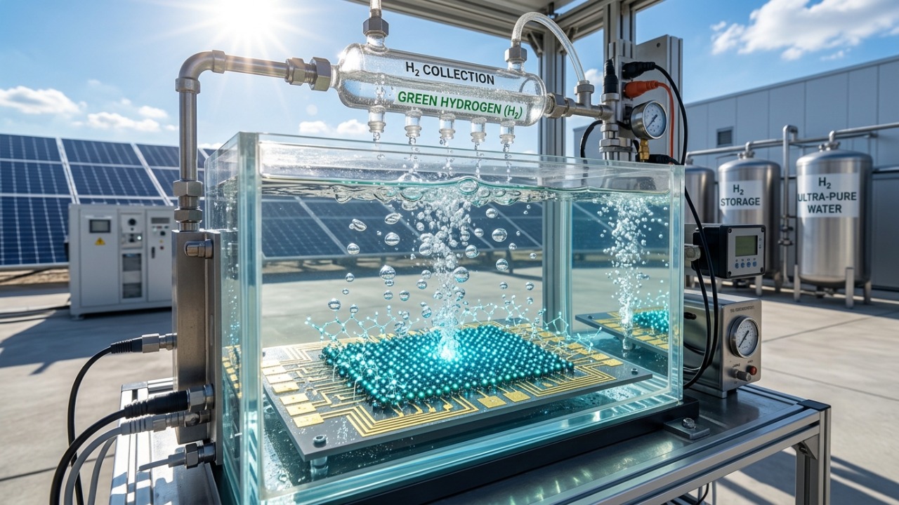 Inovação na ciência de materiais: através de uma ponte molecular, pesquisadores criaram um método para reter carga energética solar por tempo suficiente para viabilizar reações químicas essenciais à indústria.