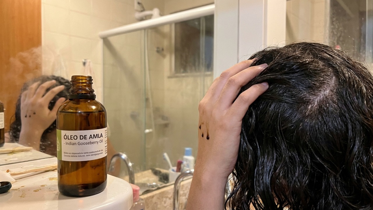 Cabelos brancos e caspa vão sumir! Uma mistura mágica com groselha indiana para o cuidado do cabelo
