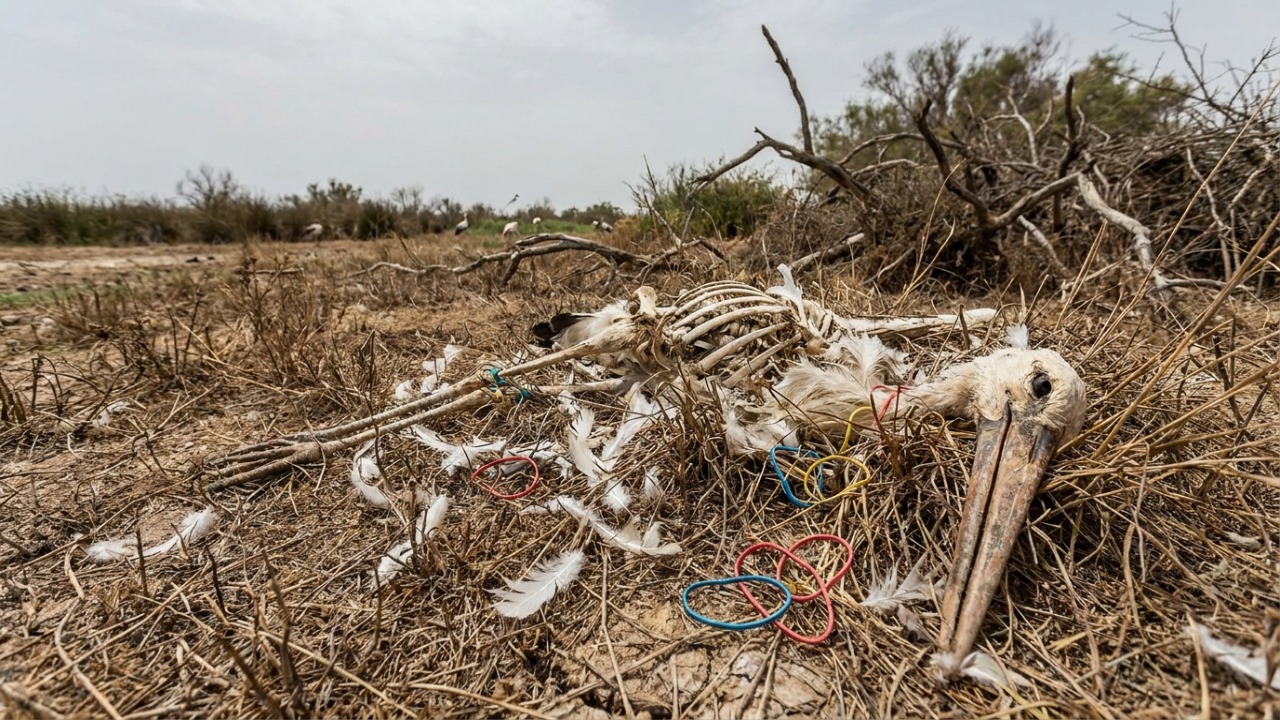 O descarte incorreto de resíduos urbanos ameaça a sobrevivência da fauna em reservas protegidas.