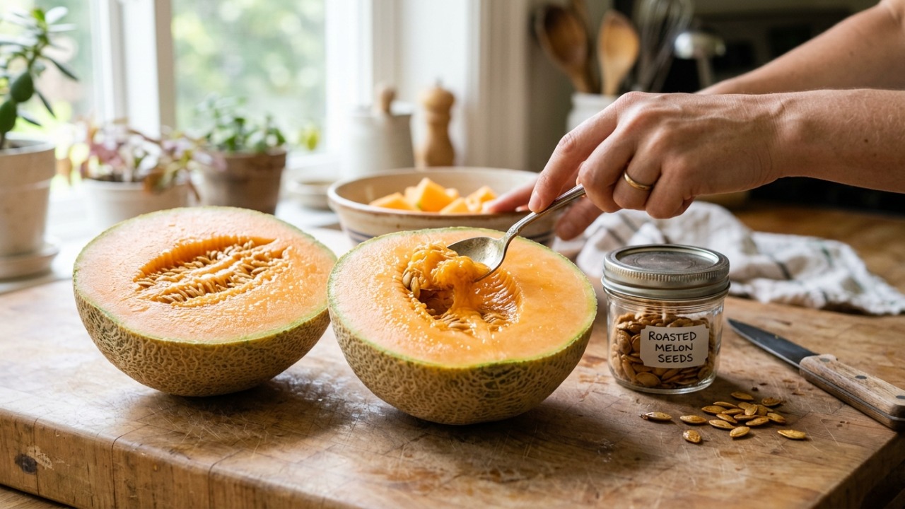Experimente comer o melão deste jeito: você estava consumindo de forma errada e jogando os nutrientes fora até agora
