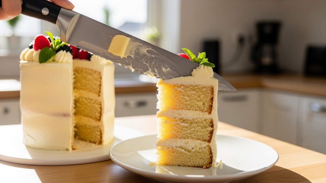 Conseguir pedaços inteiros e bonitos exige mais do que apenas habilidade manual na hora de fatiar uma receita úmida.