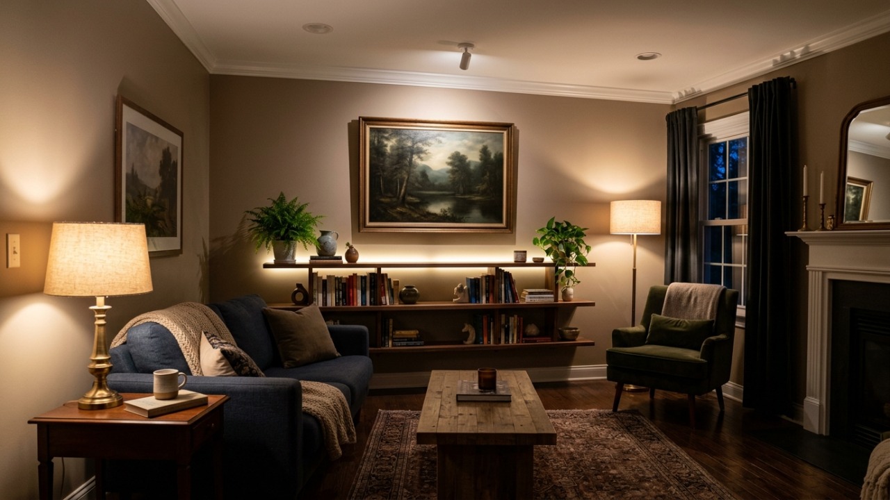 Nem móvel novo nem parede colorida: a iluminação em camadas deixa a casa mais bonita sem cara de improviso