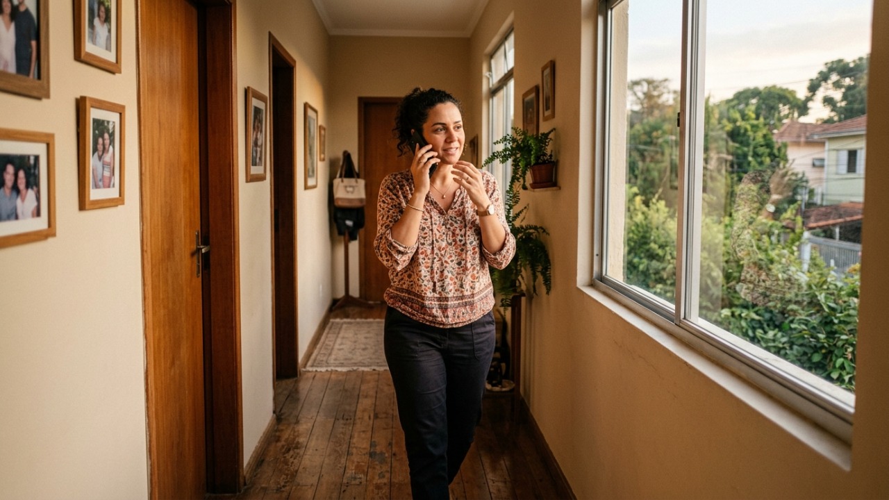 O hábito de caminhar ao telefone é uma forma natural do corpo aliviar a tensão e gastar energia acumulada.