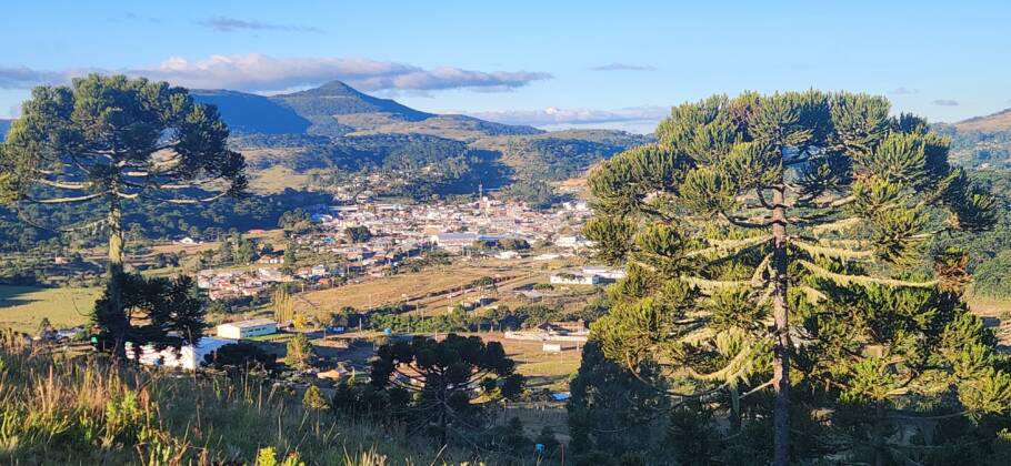 Vista de Urupema, uma das 18 cidades que compõem a Serra Catarinense